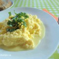 vejce smažená s ricottou